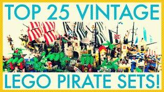 Top 25 Vintage LEGO Pirate Sets! - (According to TrikBrix)