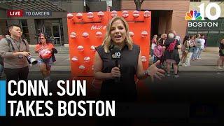 Buzz builds in Boston for 1st WNBA game played at TD Garden