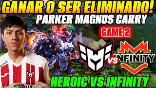 Heroic vs Infinity Game 2 Bo3Parker Magnus carry - ESL One Bangkok 2024