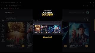 Responsive Movies Website #html #css #javascript #webdesign #webdevelopment #frontend #shorts