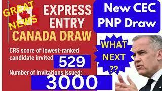 Express Entry Canada II Canada latest express entry  Draw I 3000 ITAs  CEC draw I IRCC  new Draw I