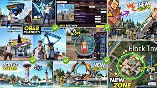 TOP 30 CHANGES OB48 NEW UPDATE CHANGES IN FREE FIRE | FREE FIRE OB48 UPDATE | OB.48 UPDATE NEW EVENT