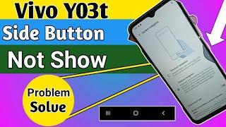 Vivo Y03t side back button not show