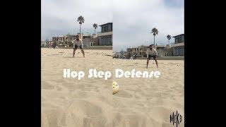 Hop Step Defense for Beach Volleyball