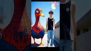 ducks super hero and boys cute#ducks #animals#trendingshorts#superhero
