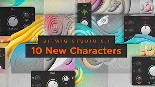 Bitwig Studio 5.1's 10 New Characters