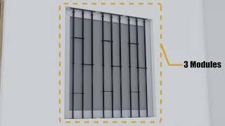 Security Window Bars: The Revolution in Window Security  --  "security window bars SWB"