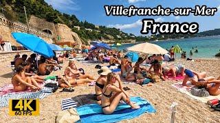 Villefranche-sur-Mer: 4k Beach walk - Summer Bliss in Villefranche-sur-Mer Coastal Charm