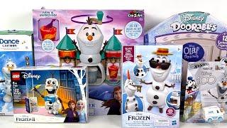 Disney Frozen Olaf Toys Collection Unboxing Review ASMR | Olaf Doorables