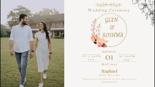 Wedding Ceremony of Glen & Roshma | St. Stephan's Knanaya Valiya Palli | Raphael Media & Events