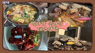 [간짜르]태안에 간짜르ㅣ태안동부시장ㅣ석화ㅣ통나무집사람들ㅣ게국지ㅣ양념게장ㅣ태안로컬음식ㅣ운전연수ㅣ더담은펜션ㅣ태안펜션ㅣ갯벌ㅣ바베큐ㅣ커플여행ㅣ신정식당ㅣ온면ㅣ비빔밀면ㅣ