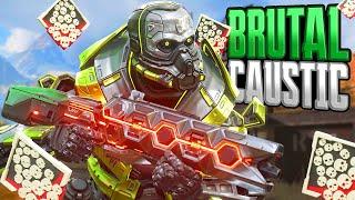 Caustic GAS NOX is BRUTAL 22 KILLS and 5K Damage Apex Legends Gameplay Season 21