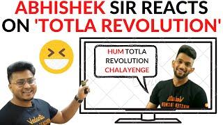 Abhi Sir Reacts On Amlit Sall's "Totla Revolution" I Vedantu ke Vedans OP I