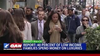 40% of Low Income Families Spend Money on Luxuries