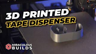3D Printed Tape Dispenser - 3D Printing Time Lapse - Ender 3 Pro [Octolapse]