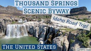 Thousand Springs Scenic Byway with Shoshone Falls, Idaho Road Trip Part 2 - Waterfalls & Scenery