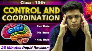 Control and Coordination in 25 Minutes| Class 10th | Rapid Revision | Prashant Kirad