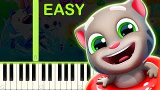 TALKING TOM POOL - EASY Piano Tutorial