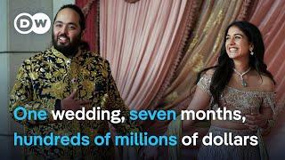 Mega-wedding of heir to Asia's richest man puts spotlight on India's unequal society | DW News