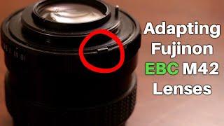 How To Adapt Fujinon EBC M42 Lenses That Have the Open Aperture Metering Notch