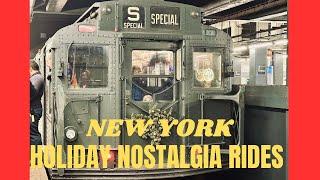 New York 2024 |Holiday Nostalgia Train Front View and Rear View,12/1/2024