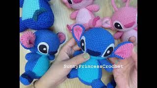 Crochet Stitch and Angel Amigurumi Pattern / Disney Stitch crochet pattern