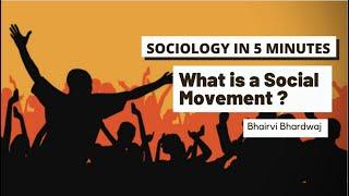 Social Movement | Sociology in 5 minutes | NET-JRF | CUET PG | UPSC | GATE 2023