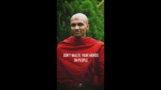 Be silent, Dont waste your words   | Buddhism In English #shorts