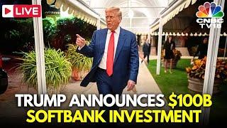 LIVE: Donald Trump Makes Remarks with Masayoshi Son SoftBank CEO at Mar-a-Lago | USA News LIVE |N18G