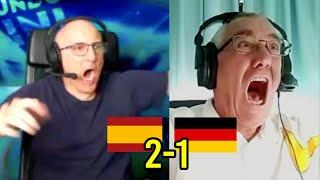 ¡¡QUÉ LOCURA!! Así reaccionamos al gol en el último minuto de la prórroga del España 2-1 Alemania