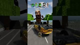 Italian Brainrot Funk BeamNG DRIVE Car Jump Challenge   #beamngdrive #italianbrainrot