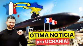 Ucrânia surpresa com o que a França acaba de fazer! Ajuda Nuclear!