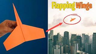 Easy Paper Origami Boomerang Plane 2023 - How to Fold a Paper Airplane That Flaps its Wings