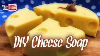 DIY Cheese Soap  | soap that looks like cheese