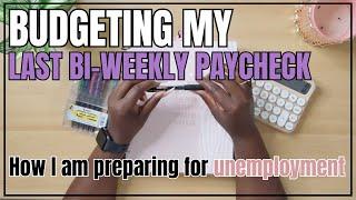 BUDGETING MY LAST PAYCHECK | Preventing late payments, saving money, preparing for the unknown