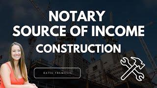 Remote Notary Training: Construction Industry as a source of income