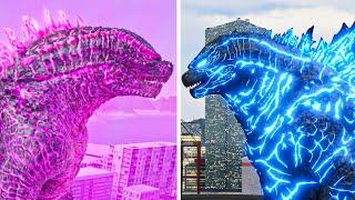 Supercharged Godzilla 2024 Vs 2021 Comparison! - Roblox Kaiju Universe But.. Vs Kaiju Arisen