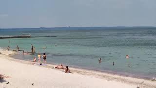 Summer walk at the seaside in Odessa, Ukraine