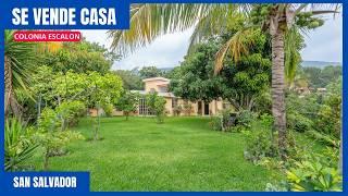 SE VENDE ENORME CASA EN COLONIA ESCALON SAN SALVADOR !