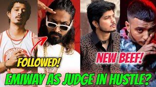 Emiway As Judge In Hustle 4? Raftaar, Bella, King..? HanumanKind Followed Emiway! Kr$na Sydney Show!