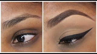 Eye Brow tutorial with and with out concealer