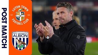 Rob Edwards on West Brom (H) | Post-Match