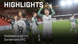 Lads Seal Double Over Boro | Middlesbrough FC 2 - 3 Sunderland AFC | EFL Championship Highlights