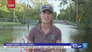 Voluntary evacuation orders issued for parts of Pasco County amid rising waters in Anclote River