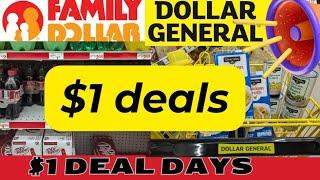 Dollar General & Family Dollar $1 deal days