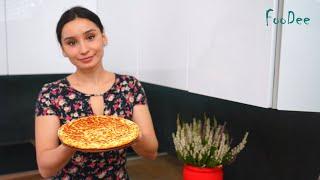 Lazy breakfast in 11 minutes! Very tasty tortilla with cheese in a frying pan. Khachapuri