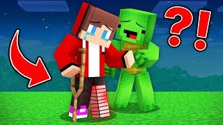 JJ Broke his Leg and his Friend Mikey helps him Walk - Maizen Minecraft Animation