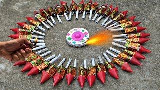 ROCKET CRACKERS KE CIRCLE MEY CHAKRI , DIWALI CRACKERS EXPERIMENT VIDEO, CRACKERS TESTING 2023