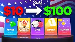 The $10 TO $100 Challenge - Stake US