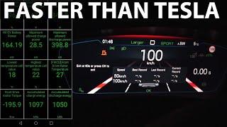 BYD Seal Performance acceleration and noise test